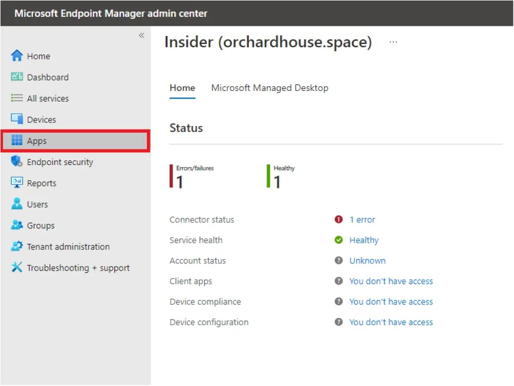 Microsoft endpoint manager