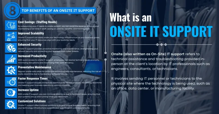 Onsite IT Support Benefits