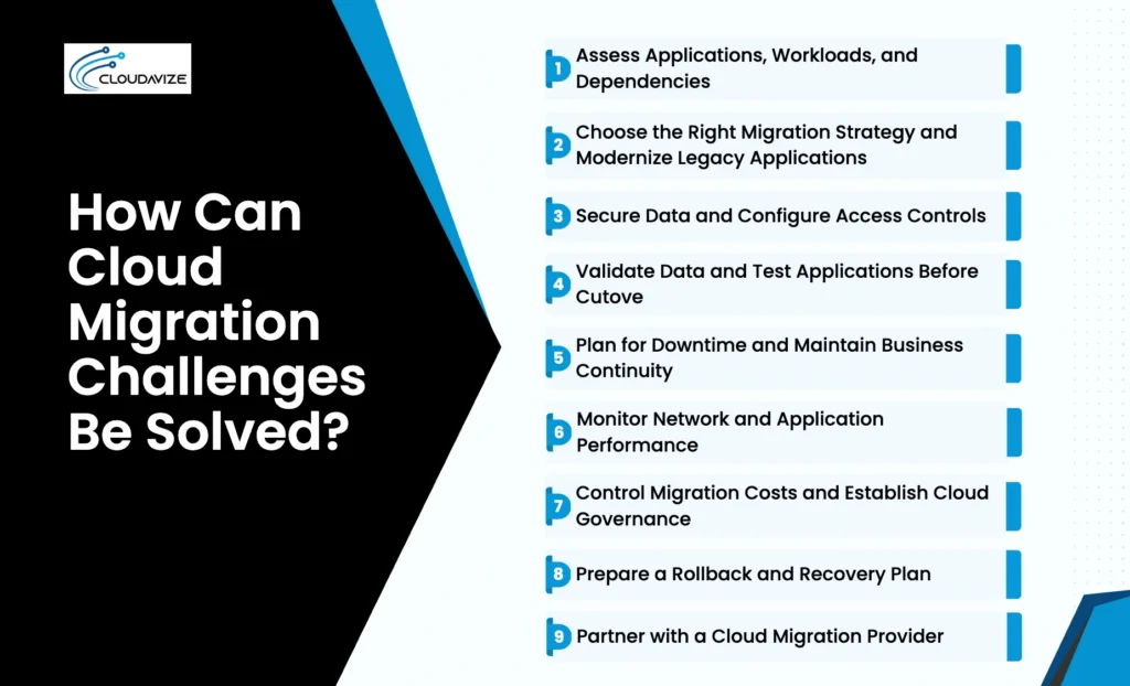 how can cloud migration challenges be solved